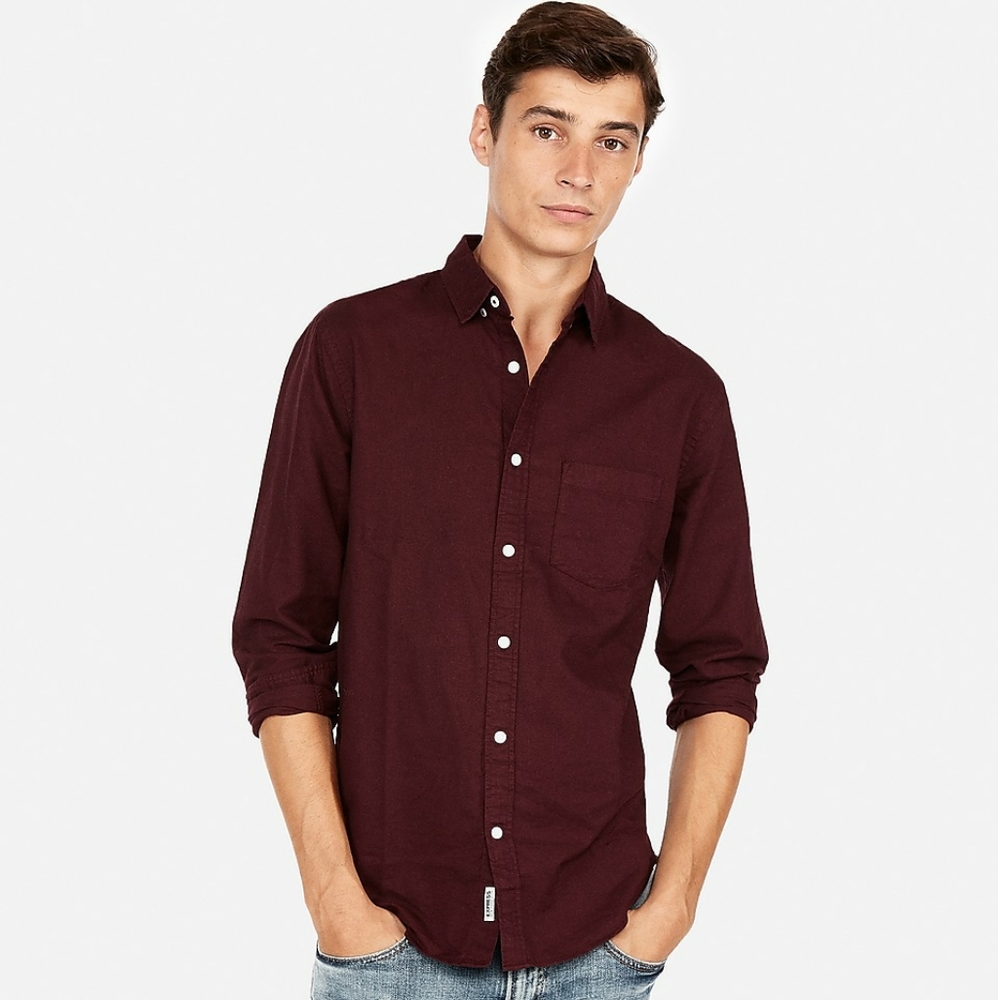 Express Men's Slim fit Dress Shirt